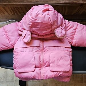 Pink Winter Bear Toddler Jacket